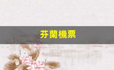 芬蘭機票(芬蘭機票查詢)