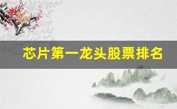 芯片第一龙头股票排名(芯片概念第一龙头)_https://www.qldgs.com_国际期货_第1张