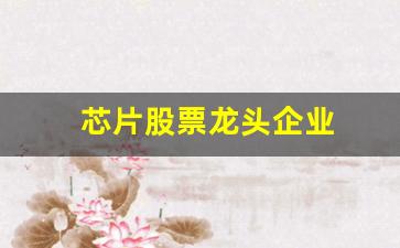 芯片股票龙头企业(芯片股票龙头前十名)_https://www.wanyuyiyao.com_上交所_第1张
