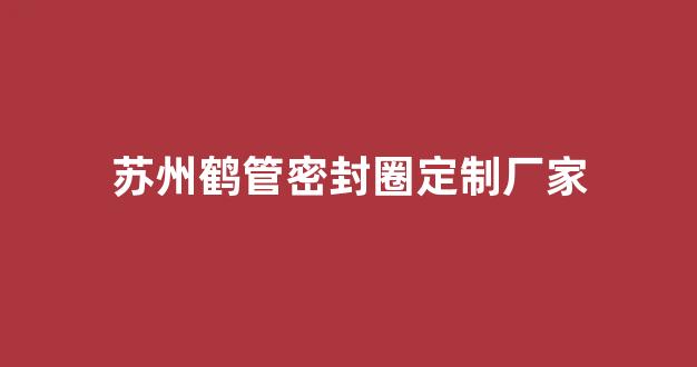 苏州鹤管密封圈定制厂家(鹤管密封垫)(1)
