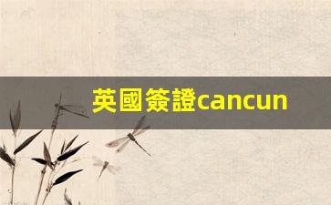 英國簽證cancun(英國簽證參考編號和郵件不符怎么辦)