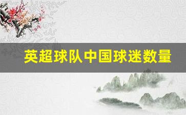 英超球队中国球迷数量-英超球队中国球迷数量排名