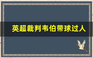 英超裁判韦伯带球过人-英超裁判韦伯带球过人视频