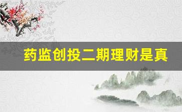 药监创投二期理财是真的吗(药监公司)_https://www.luoxuangg888.com_上交所_第1张