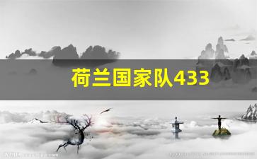 荷兰国家队433-荷兰国家队世界排名