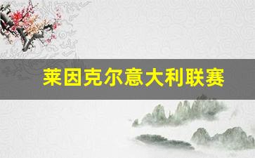 莱因克尔意大利联赛-莱因克尔集锦