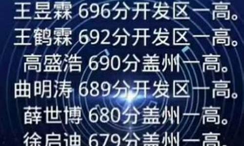 营口高考状元2021,营口2016高考状元