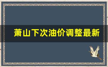 萧山今天油价多少一-萧山下次油价调整最新消息