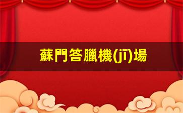 蘇門答臘機(jī)場簽證(蘇門答臘機(jī)場名字)