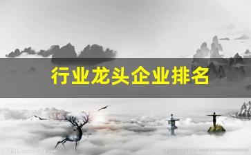 行业龙头企业排名(玻璃行业龙头企业排名)_https://www.brunchezvous.com_自驾游_第1张
