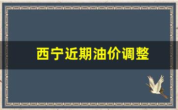 西宁近期油价调整-西宁今日油价92汽油价格