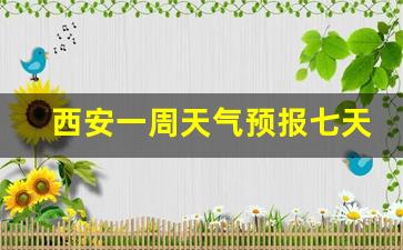 西安天气预报7天一周_西安一周天气预报七天天气预报最新消息今天