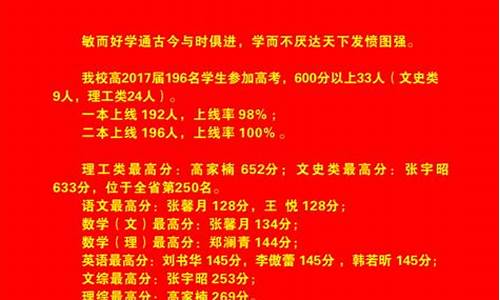 2017年西安普高录取分数线,西安市2017高考