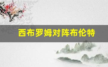 西布罗姆对卢顿直播-西布罗姆对阵布伦特