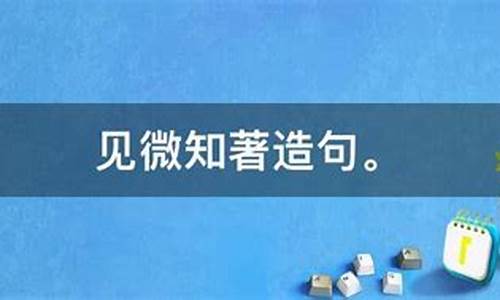 见微知著造句及解释解析-见微知著造句及解释解析大全