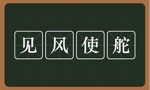 见风使舵什么意思-见风使舵什么意思解释