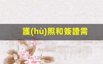 護(hù)照和簽證需要多長時(shí)間辦好(護(hù)照和簽證怎么辦理)
