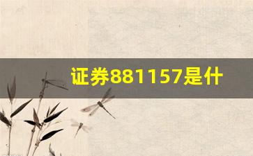 证券881157是什么(证券131810什么意思)_https://www.wguangz.com_广期所_第1张