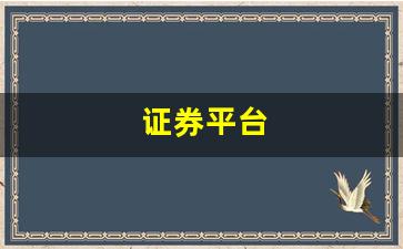 证券平台(证券平台开户有风险吗)_https://www.dcjwmf.com_中金所_第1张