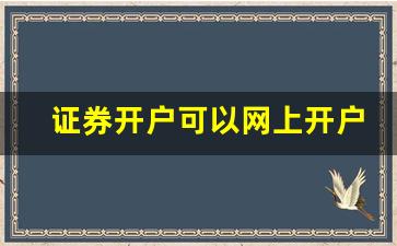 证券开户可以网上开户(证券开户可以网上开户时间)_https://www.heiljjianzu.com_科创板_第1张
