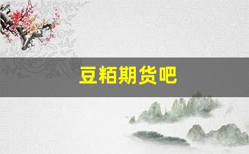 豆粨期货吧(豆期货行情走势分析)_https://www.xzdzcjn.com_上交所_第1张