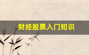财经股票入门知识(财经股票入门知识讲解)_https://www.huakunhengjia.com_期货资讯_第1张