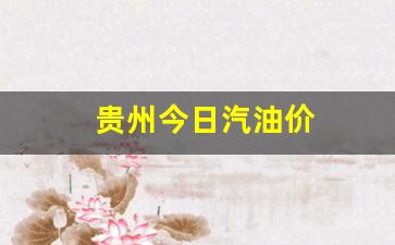 贵州今日汽油价-贵州汽油价格最新调整最新消息