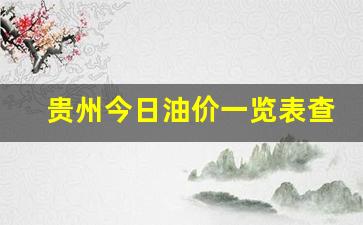 贵州今天油价多少钱一升92_贵州今日油价一览表查询最新