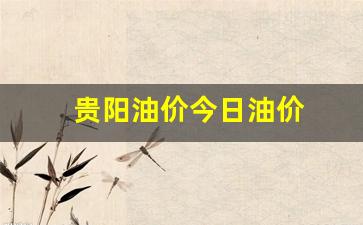 贵阳油价今日油价-贵阳油价今日油价