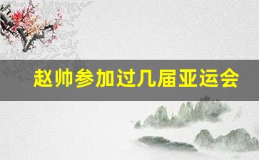 赵帅拿过奥运金牌吗-赵帅参加过几届亚运会