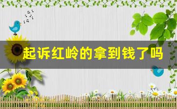 起诉红岭的拿到钱了吗(红岭立案了会怎样)_https://www.brunchezvous.com_自由行_第1张