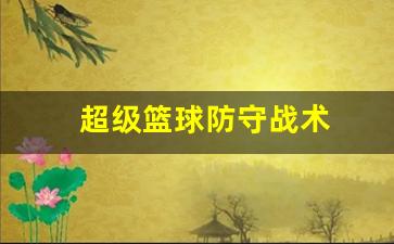 超级篮球防守战术-超级篮球防守战术视频