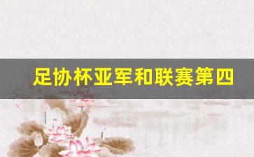 足协杯亚军能打亚冠吗-足协杯亚军和联赛第四