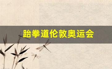跆拳道伦敦奥运会-跆拳道里约奥运会