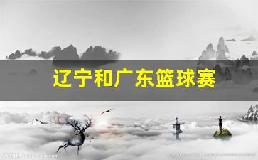 辽宁广东篮球赛结果-辽宁和广东篮球赛
