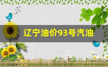 辽宁93号汽油最新价格-辽宁油价93号汽油
