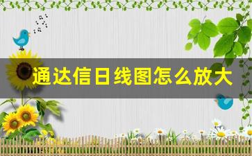 通达信日线图怎么放大缩小(怎样缩小放大通达信的日线图)_https://www.luoxuangg888.com_创业板_第1张