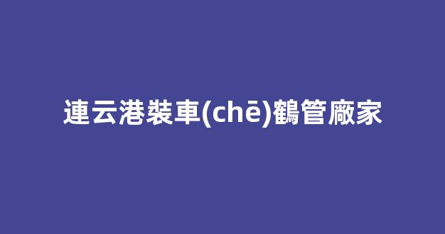 連云港裝車(chē)鶴管廠家(裝車(chē)鶴管型號(hào))(1)