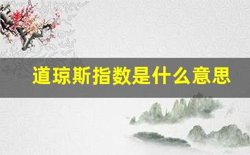 道琼斯指数是什么意思怎么用(道琼斯指数啥意思)_https://www.luoxuangg888.com_北交所_第1张