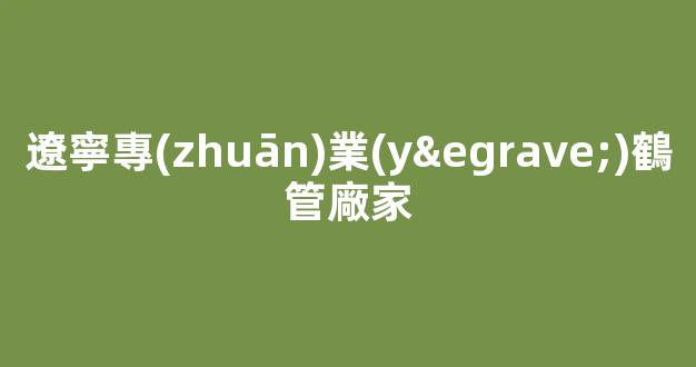 遼寧專(zhuān)業(yè)鶴管廠家(鞍山商用鶴管生產(chǎn)廠家)(1)
