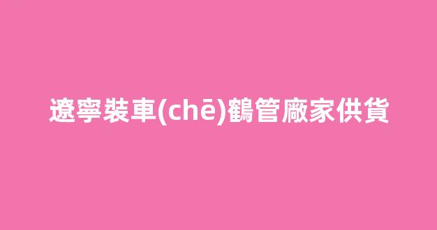 遼寧裝車(chē)鶴管廠家供貨(鶴管定量裝車(chē)系統(tǒng)廠家)(1)