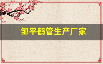 邹平鹤管生产厂家(山东邹平氧化锌生产厂家)(1)