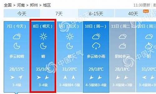 郑州市今天的天气_郑州市今天的天气情况