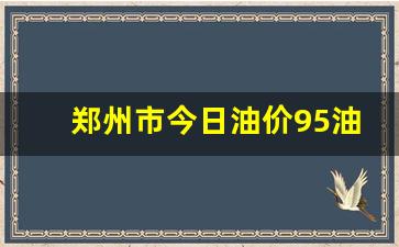 今日郑州的汽油95价格是多少-郑州市今日