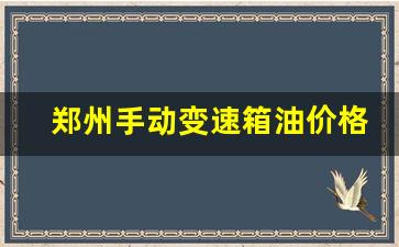 郑州手动变速箱油价格_郑州手动变速箱维修