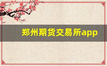 郑州期货交易所app(郑州期货交易所官网app下载)_https://www.wguangz.com_上期所_第1张