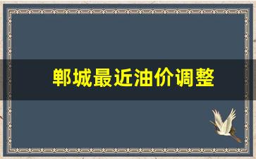 郸城最近油价调整-郸城最近油价调整表