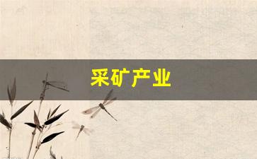 采矿产业(采矿产业属于第几产业)_https://www.qldgs.com_期货_第1张