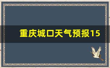 重庆城口天气预报15天_重庆城口天气预报15天
