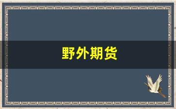 野外期货_https://www.fzdzcxj.com_创业板_第1张